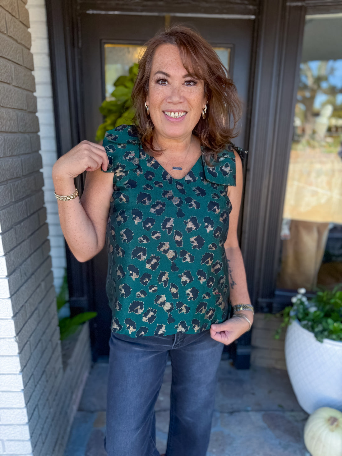 Emerald Luxe Bow Top Entro