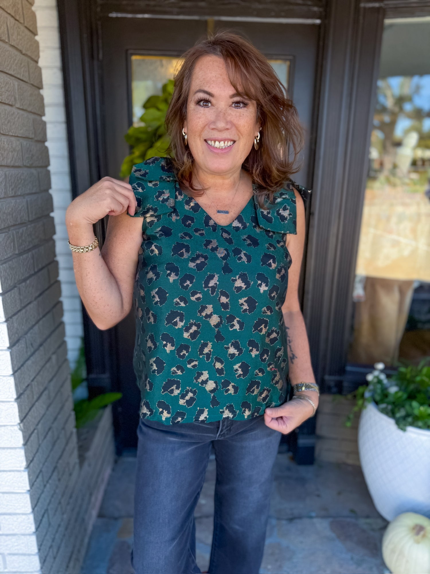 Emerald Luxe Bow Top Entro