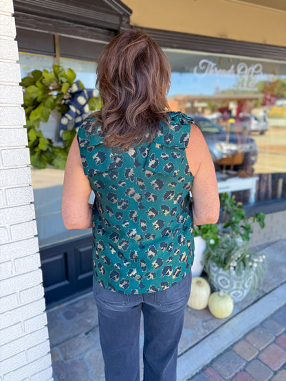 Emerald Luxe Bow Top Entro