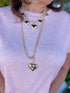 Oh My Heart Statement Necklace Threads of Grace