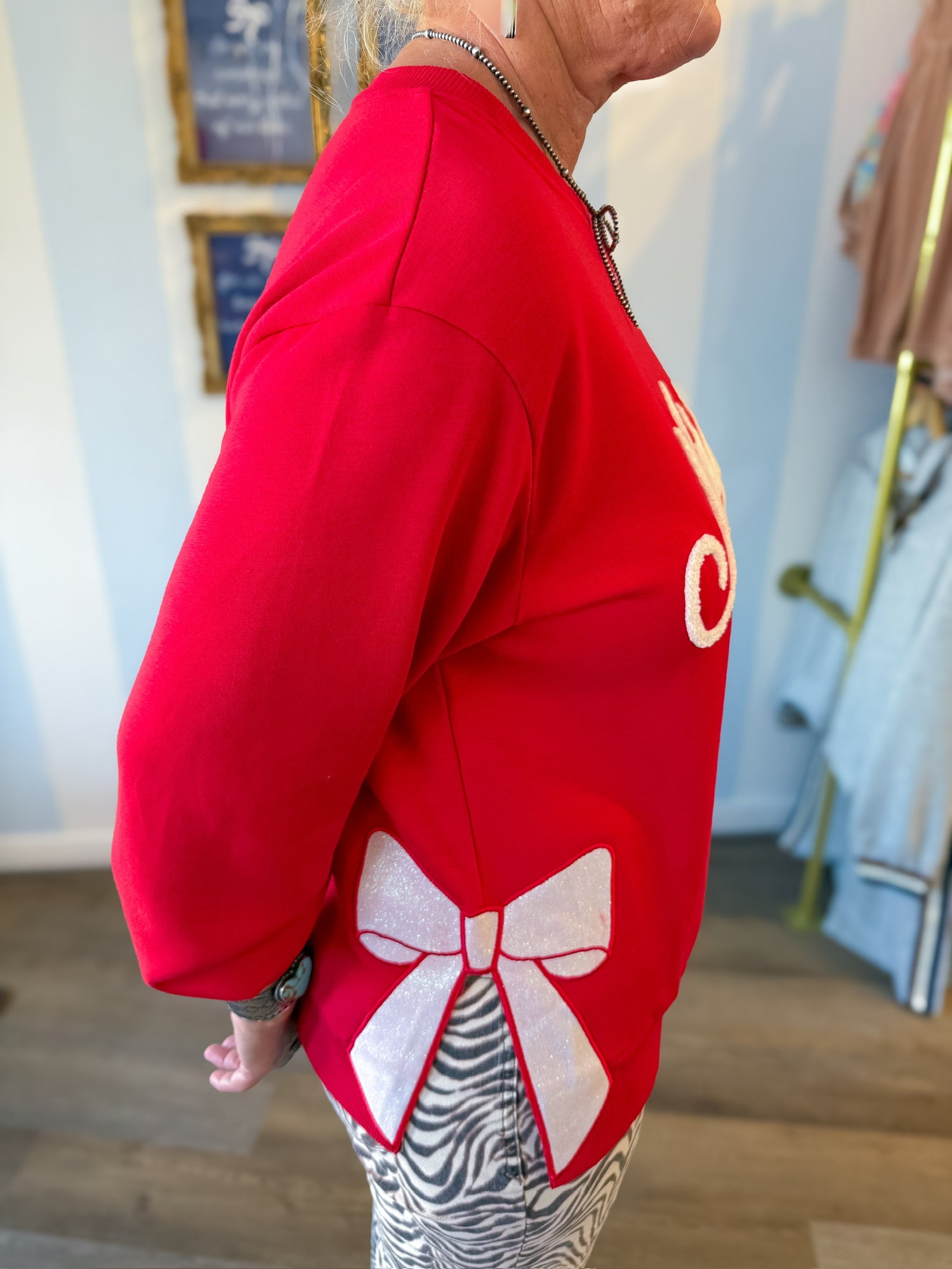 Merry &amp; Bright Sweatshirt Mary Square