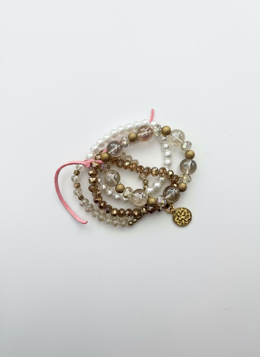 Golden Grace Bracelet Stack Threads of Grace