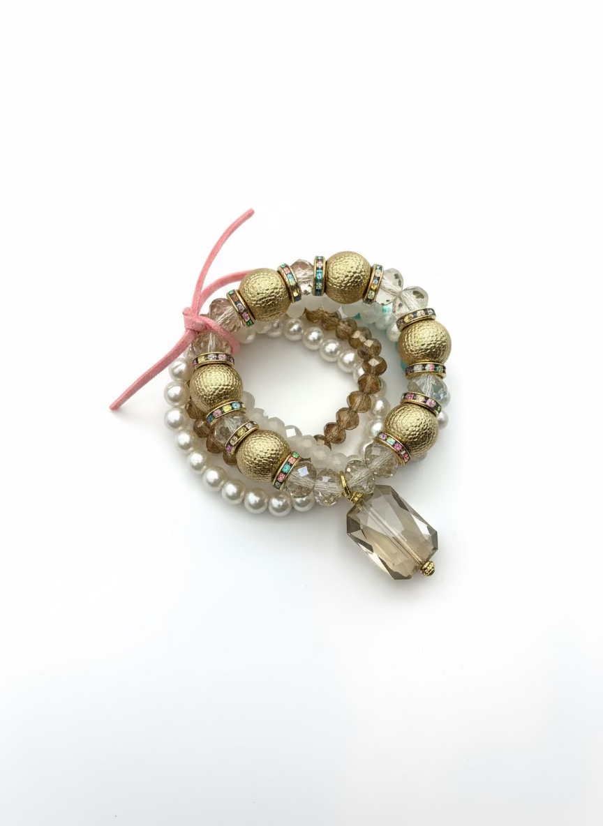 Golden Grace Bracelet Stack Threads of Grace