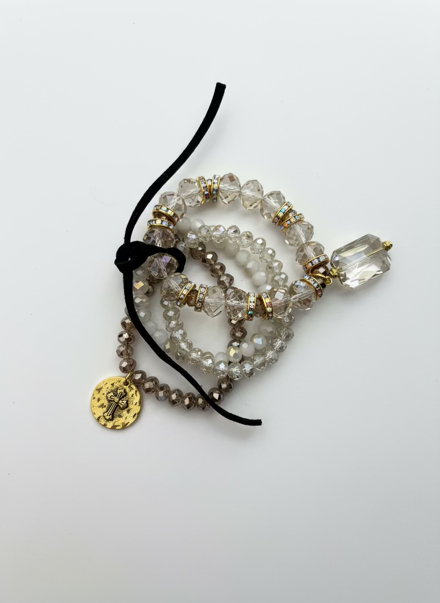 Golden Grace Bracelet Stack Threads of Grace