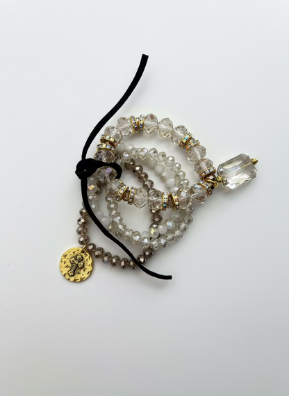 Golden Grace Bracelet Stack Threads of Grace