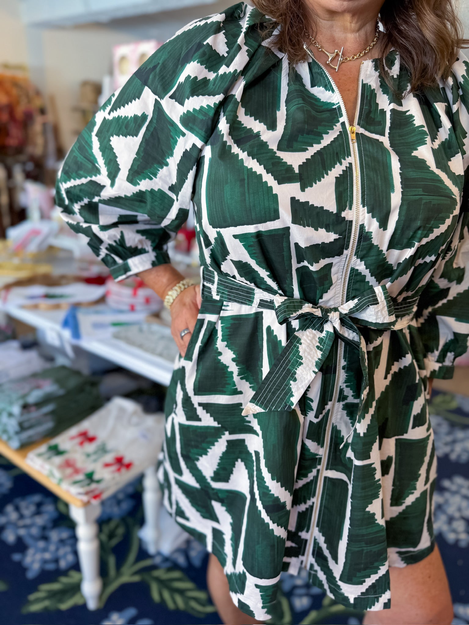 Garden Geometry Dress Entro