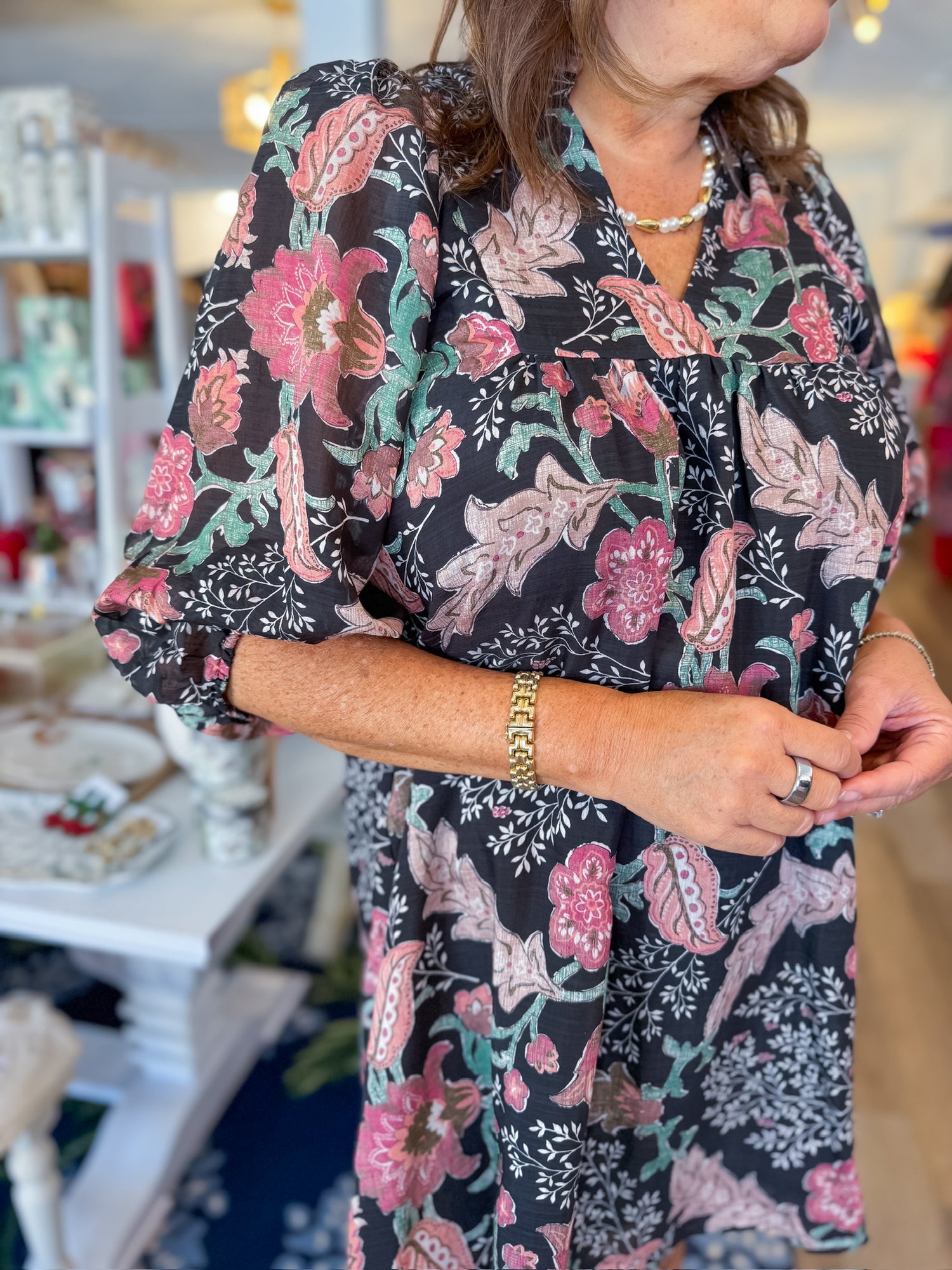 Autumn Bloom Mini Dress Umgee