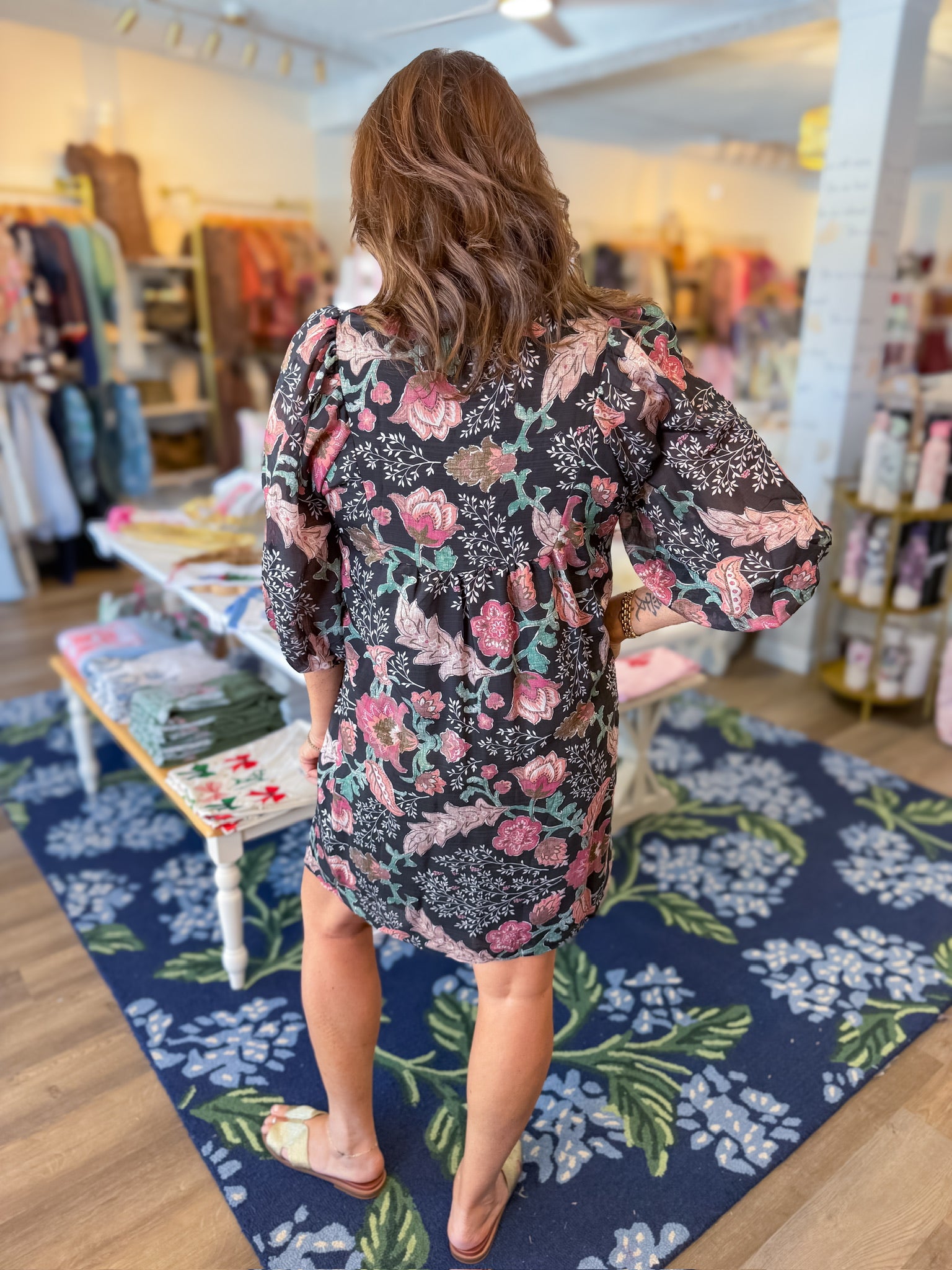 Autumn Bloom Mini Dress Umgee