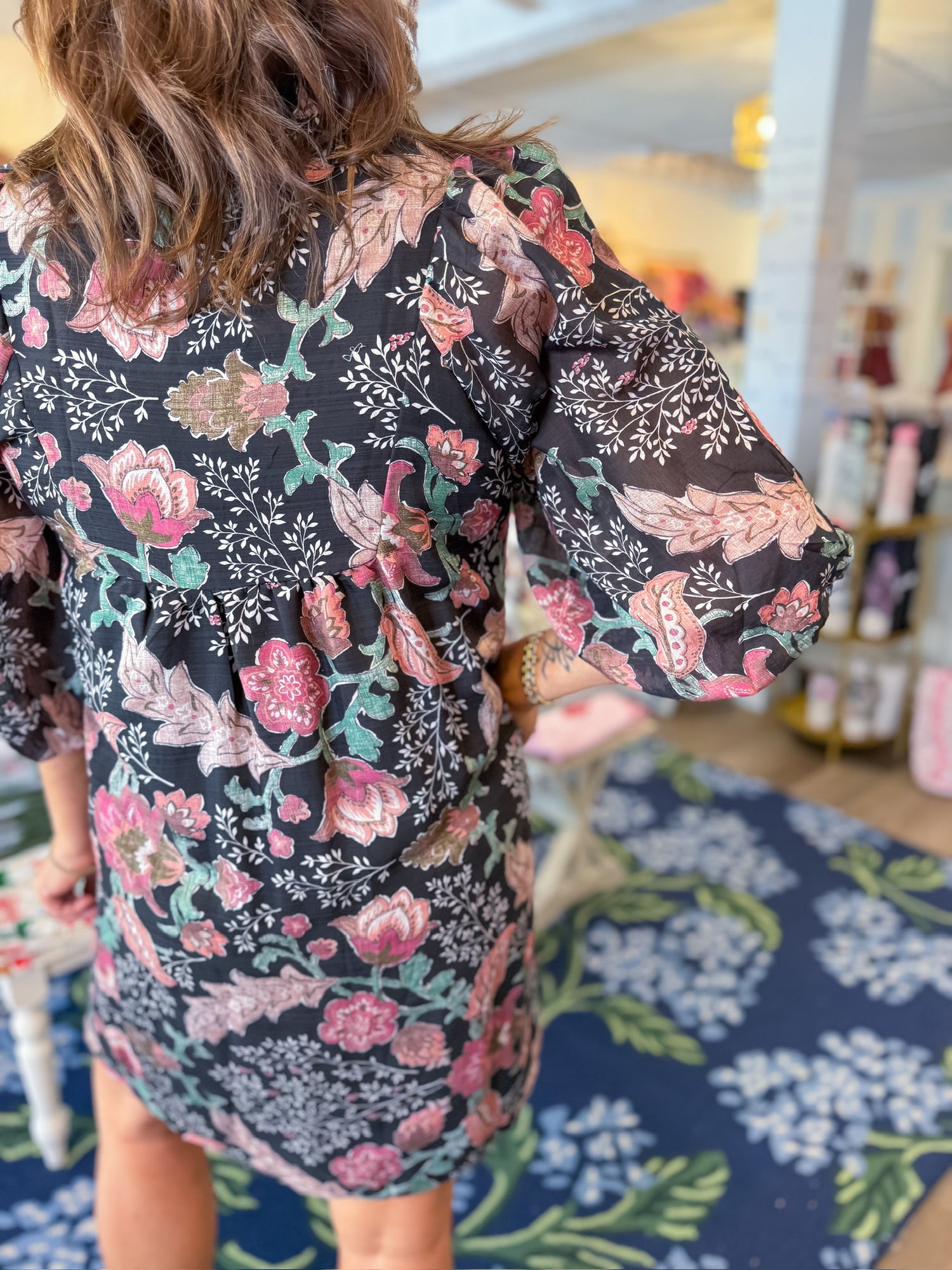 Autumn Bloom Mini Dress Umgee