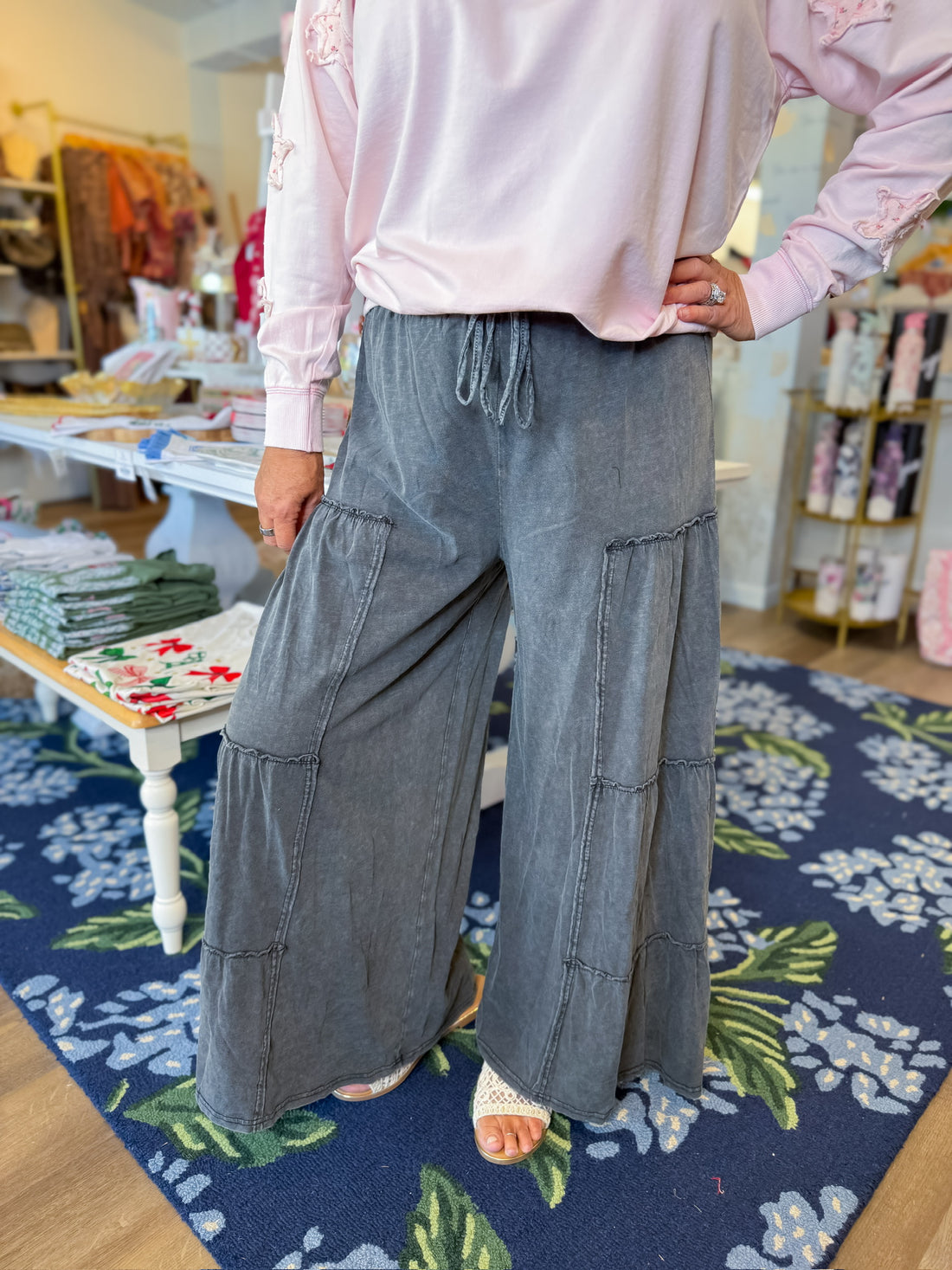 Urban Ease Mineral Wash Pants Easel