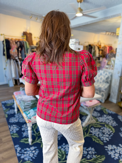 Plaid and Proper Blouse Entro