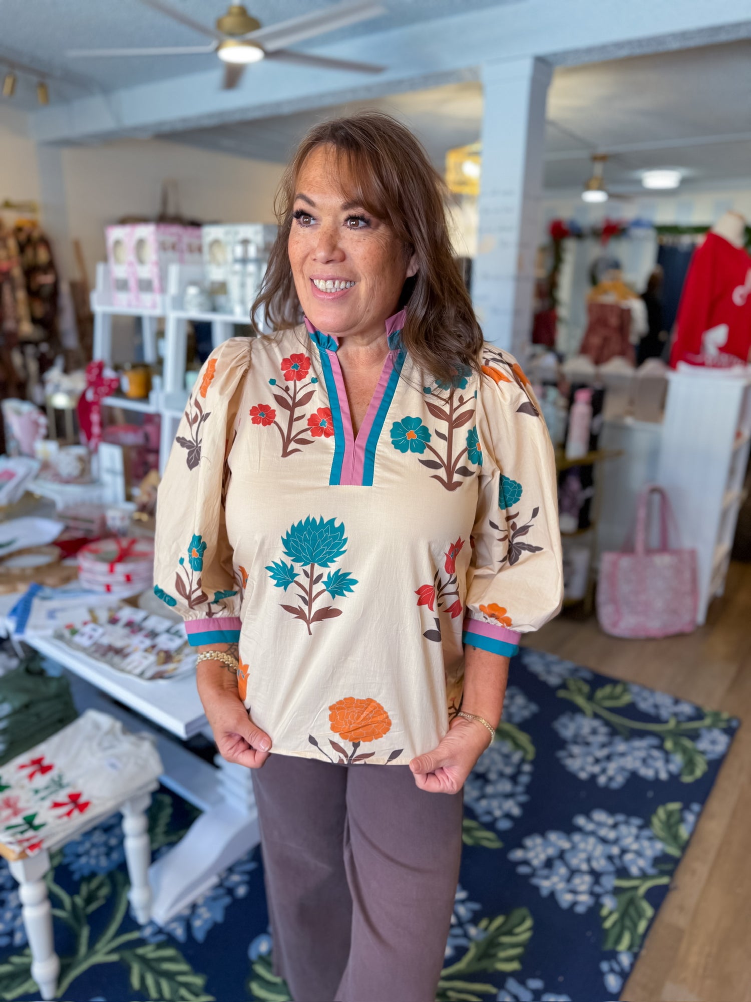 Painted Garden Blouse Entro