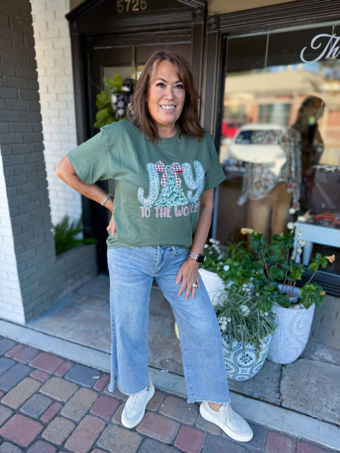 Joy to the World Short Sleeve Tee Threads of Grace