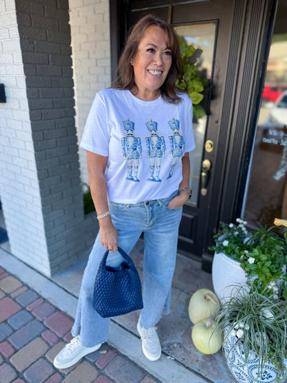 Chinoiserie Nutcracker Short Sleeve Tee Threads of Grace