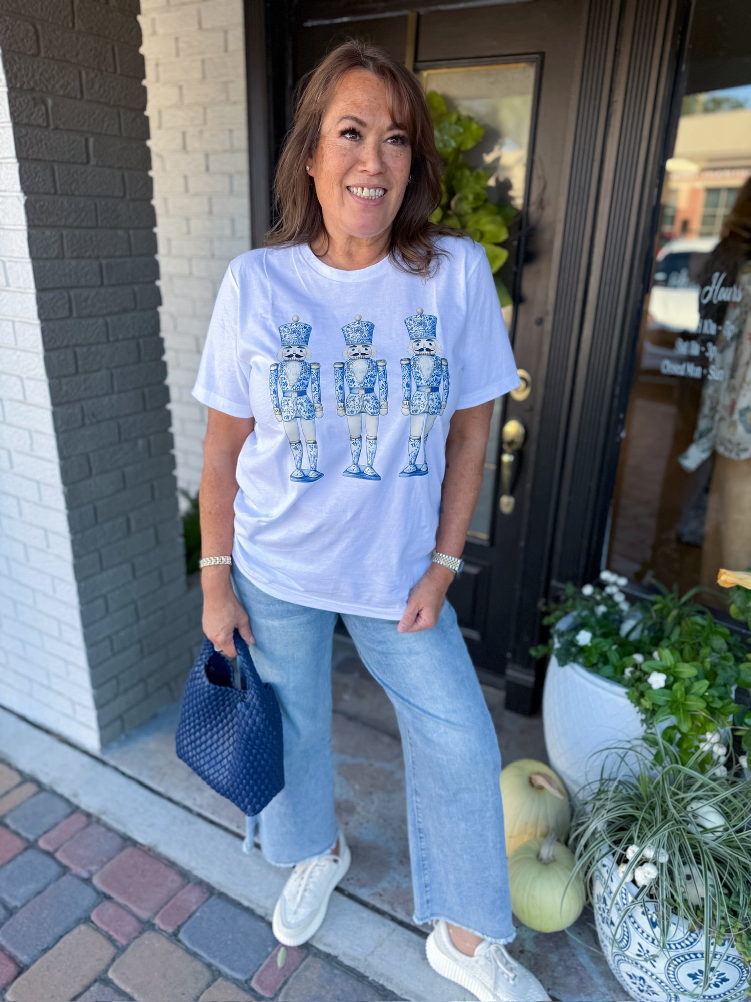 Chinoiserie Nutcracker Short Sleeve Tee Threads of Grace