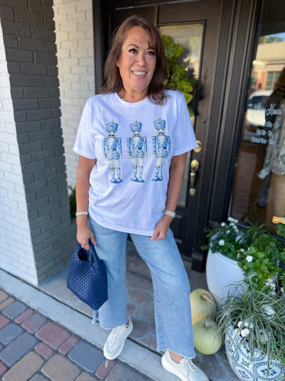 Chinoiserie Nutcracker Short Sleeve Tee Threads of Grace