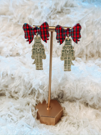 Nutcracker Noel Earrings S&amp;R