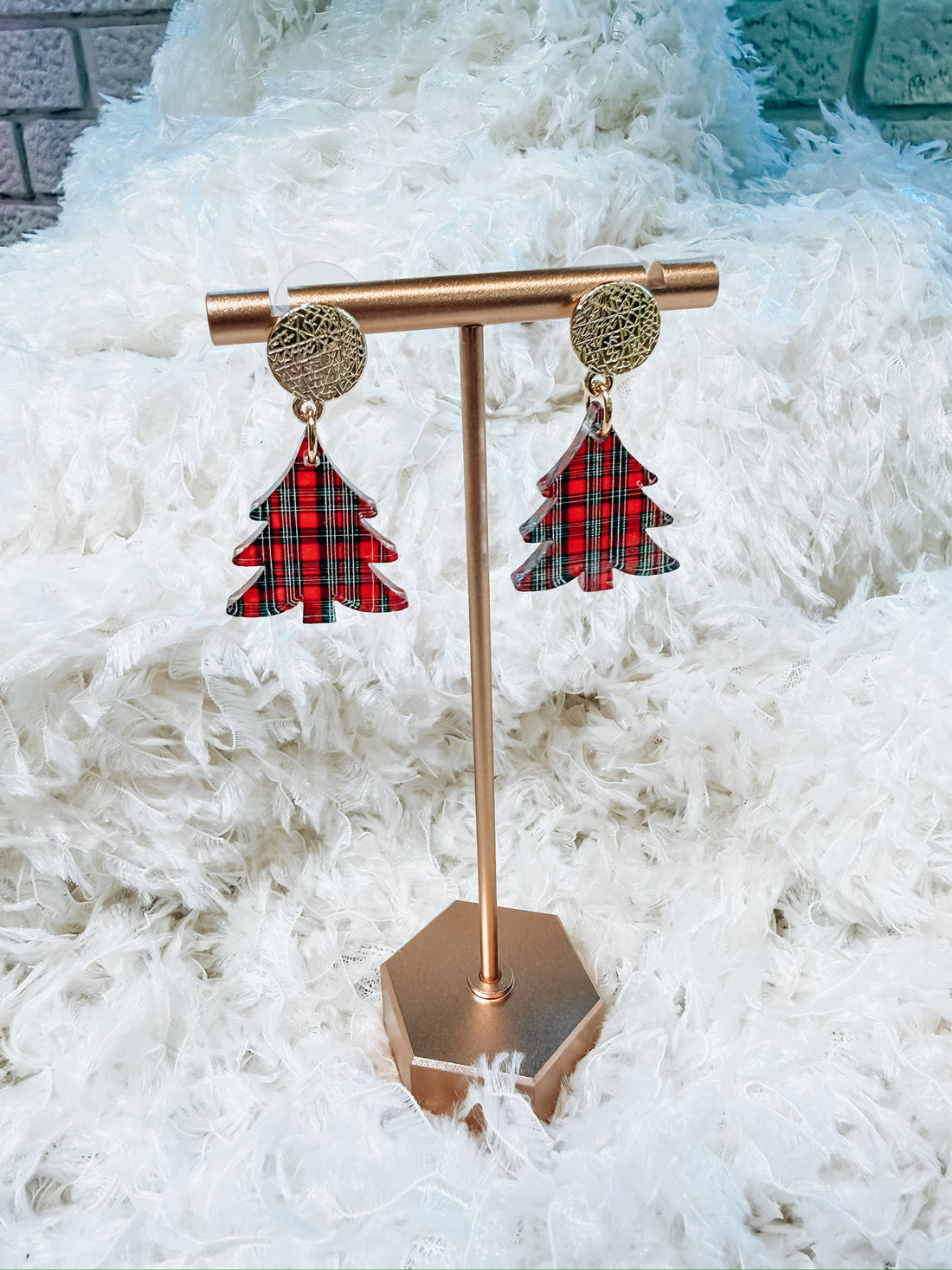 Plaid and Pine Earrings S&amp;R