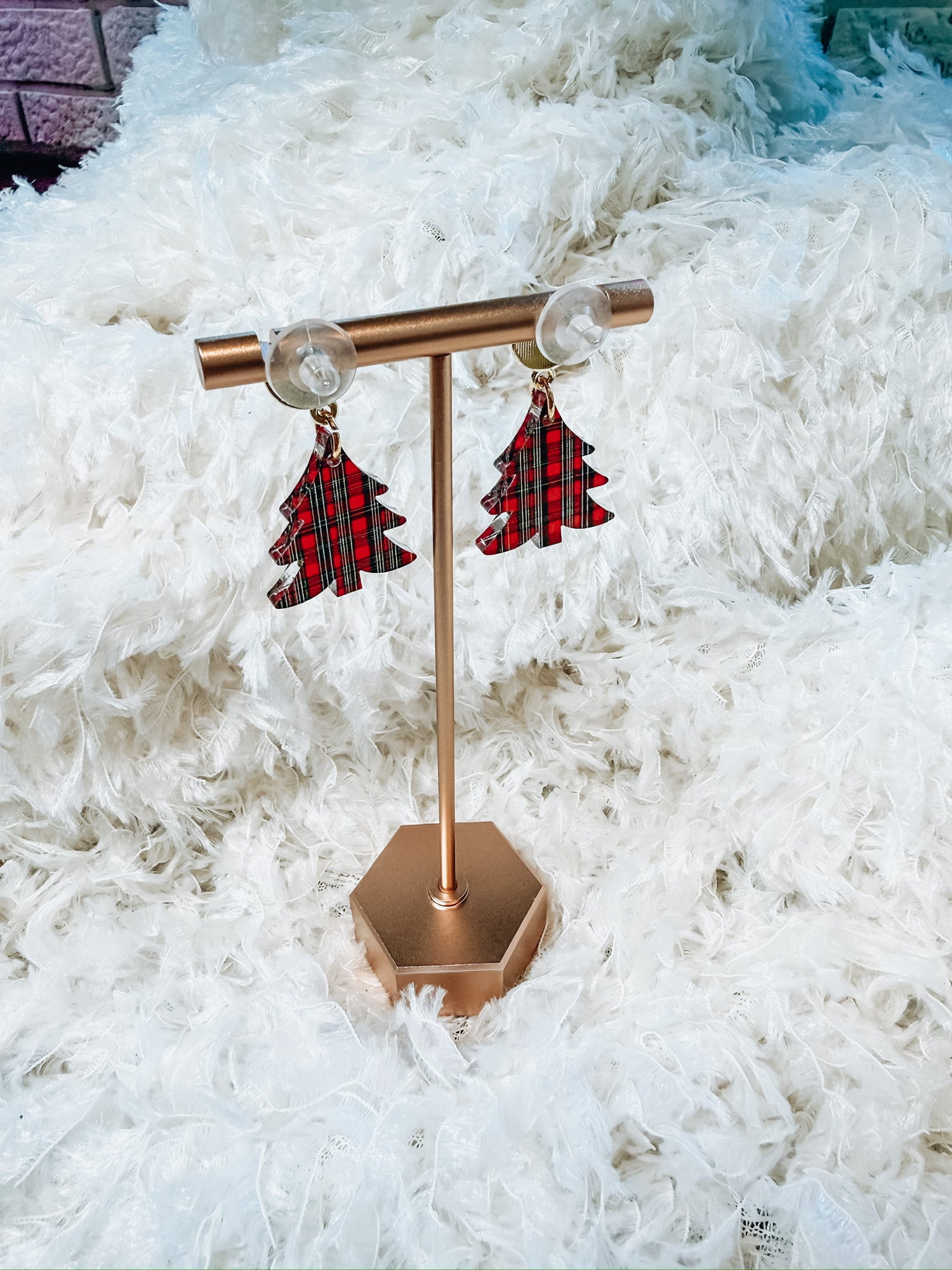 Plaid and Pine Earrings S&amp;R