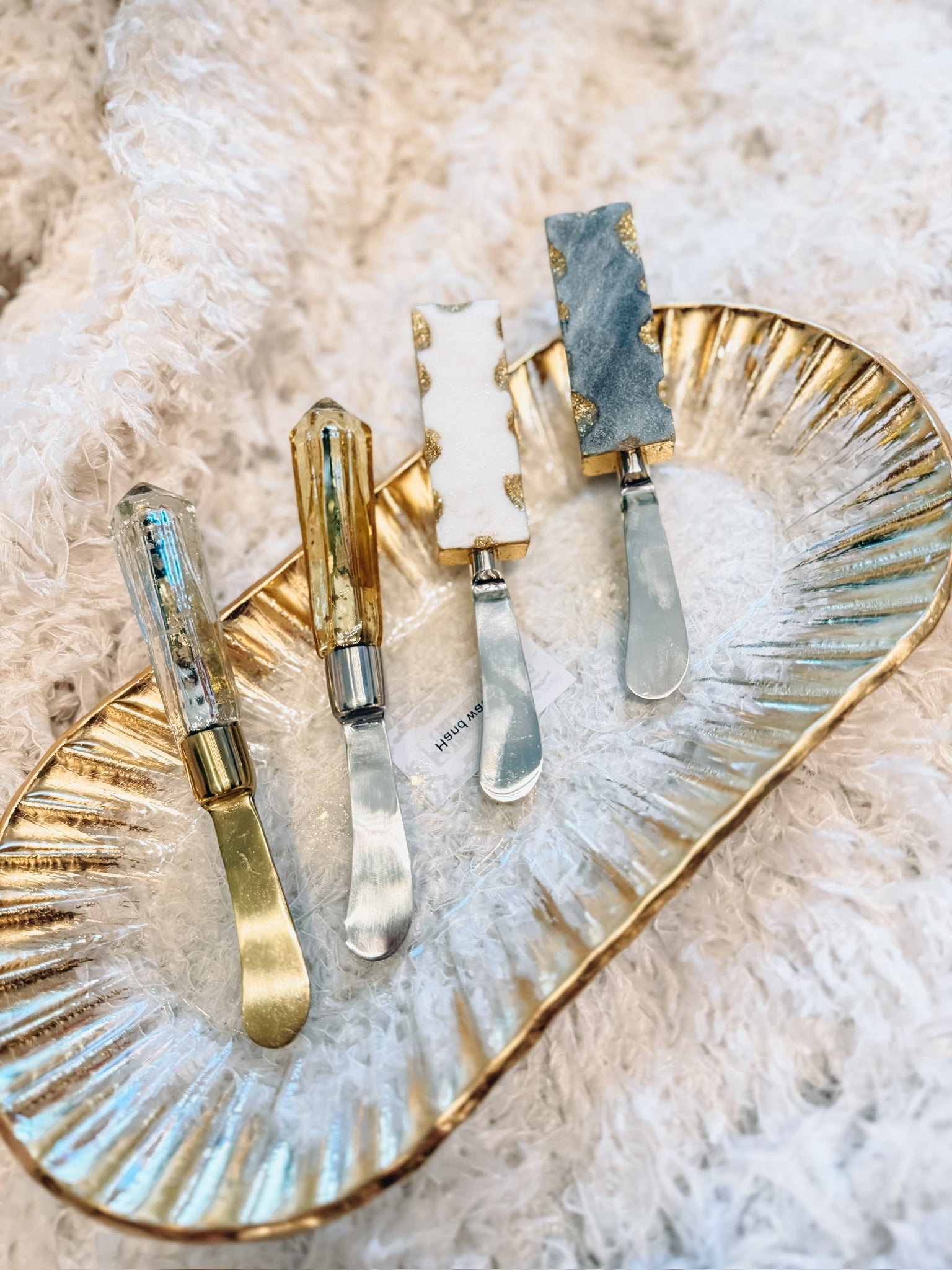 Gilded Gather Spreader Set Mudpie