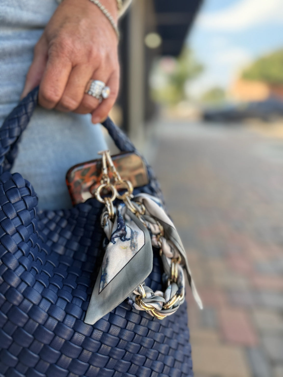 Coastal Charm Chain Scarf Threads of Grace