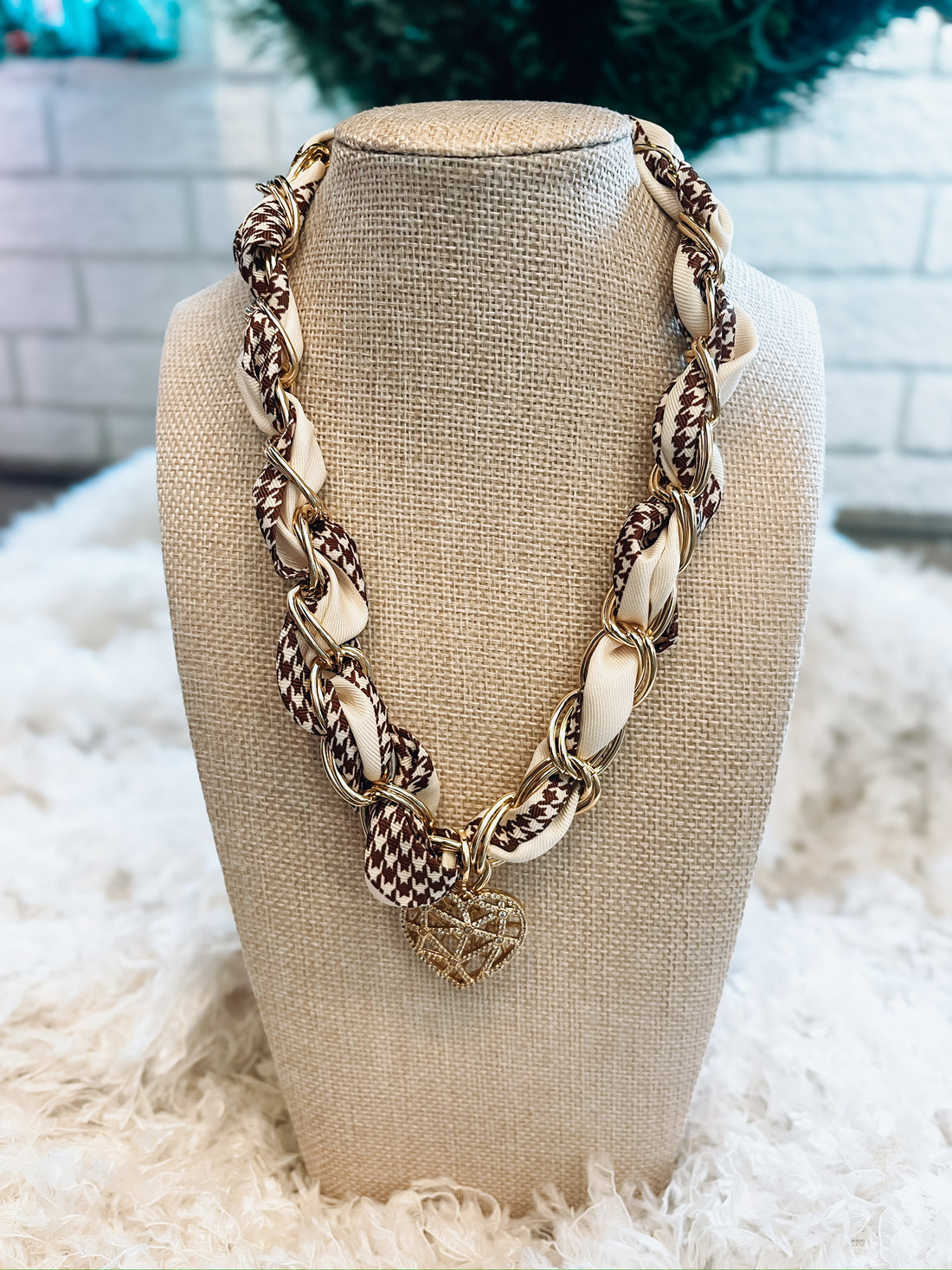 Heirloom Grace Scarf Necklace Threads of Grace