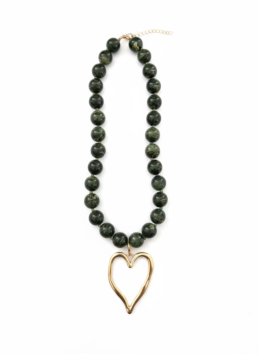 Verdant Love Necklace Threads of Grace