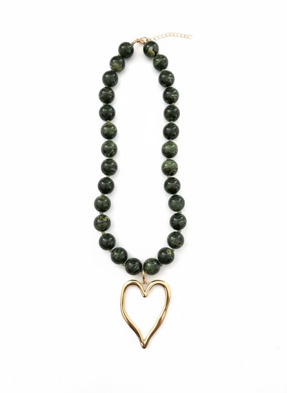 Verdant Love Necklace Threads of Grace
