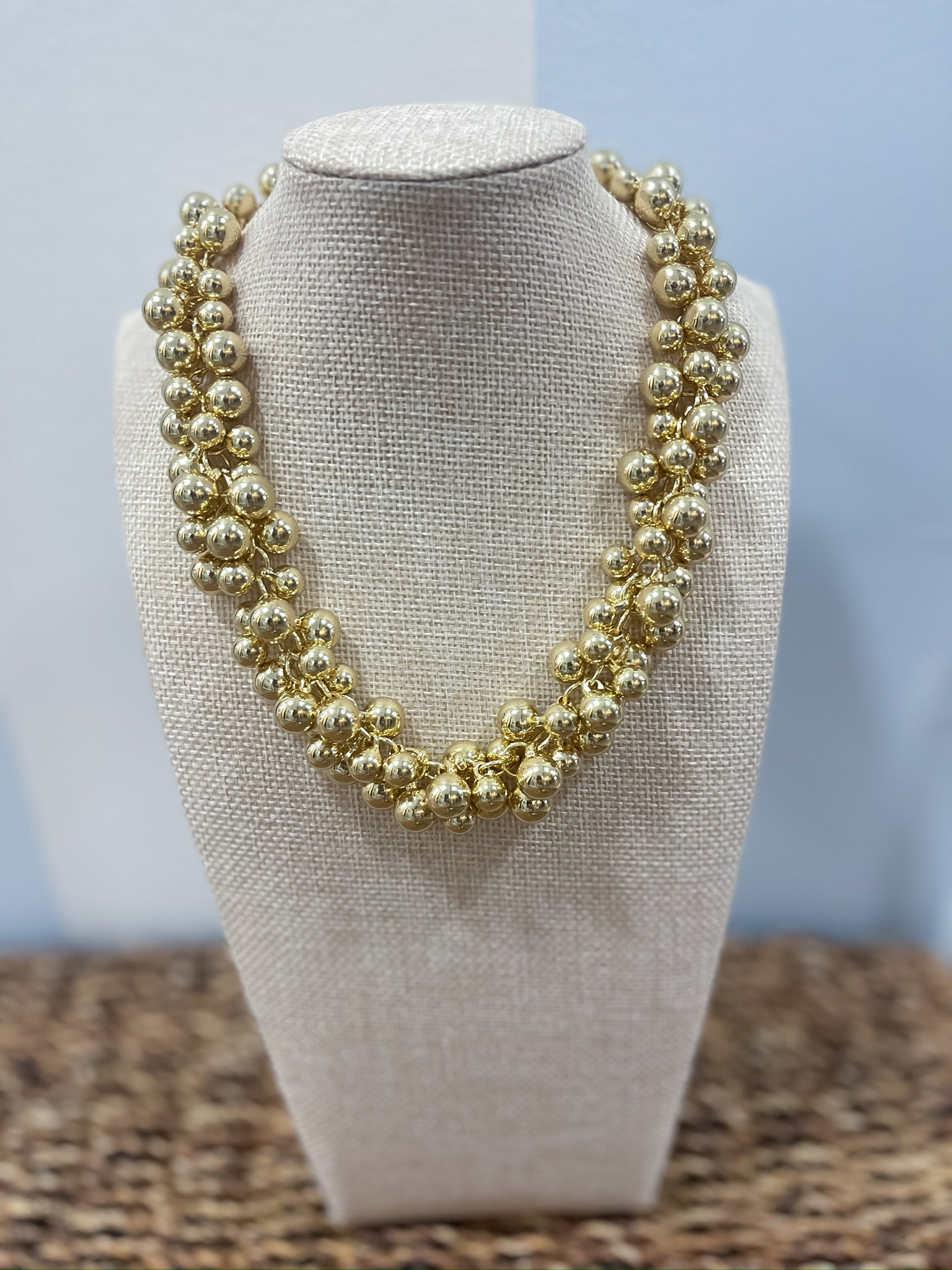 Radiance Cluster Necklace Threads of Grace