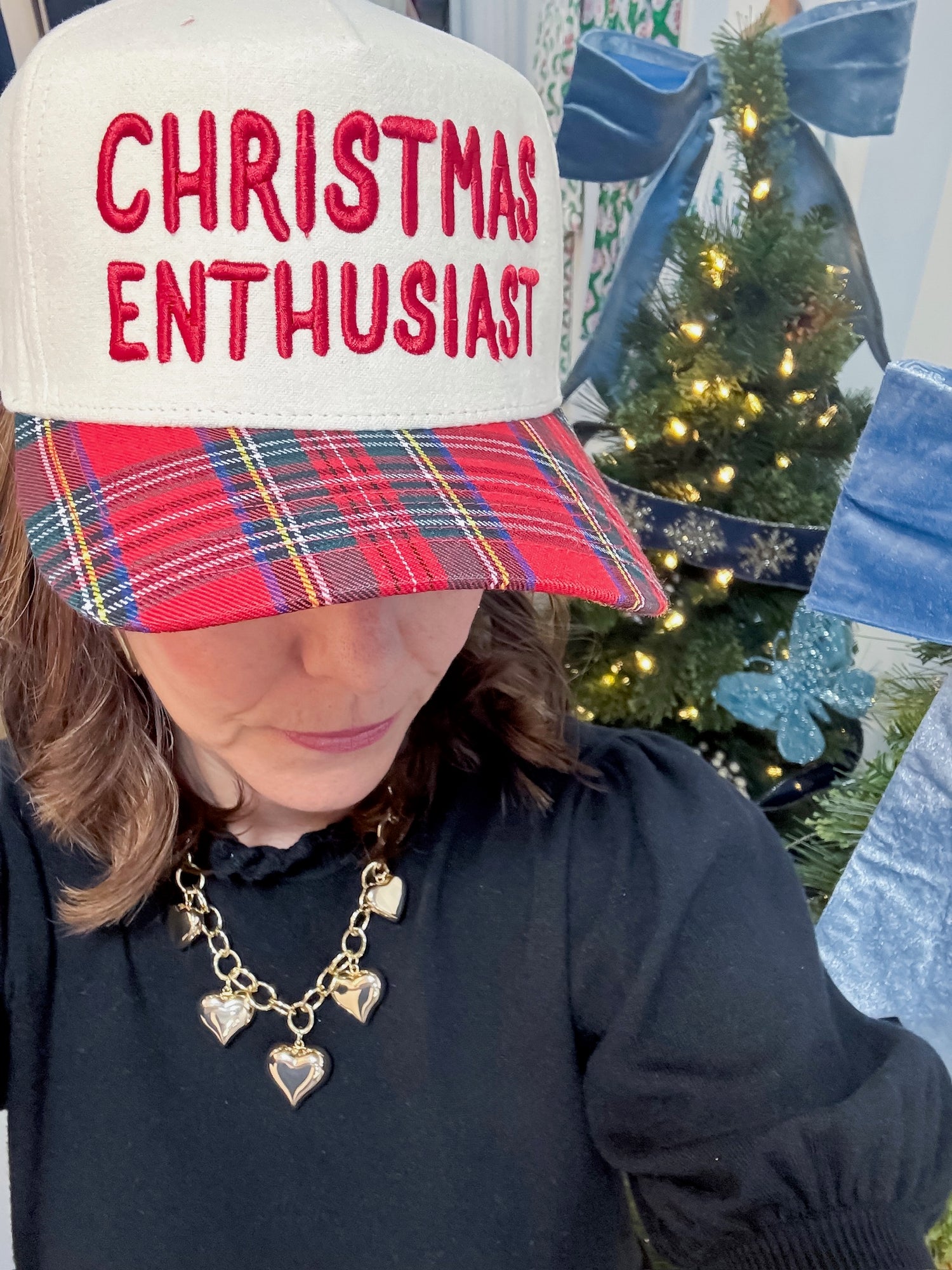 Christmas Enthusiasts Trucker Hat Poppy&amp;pine