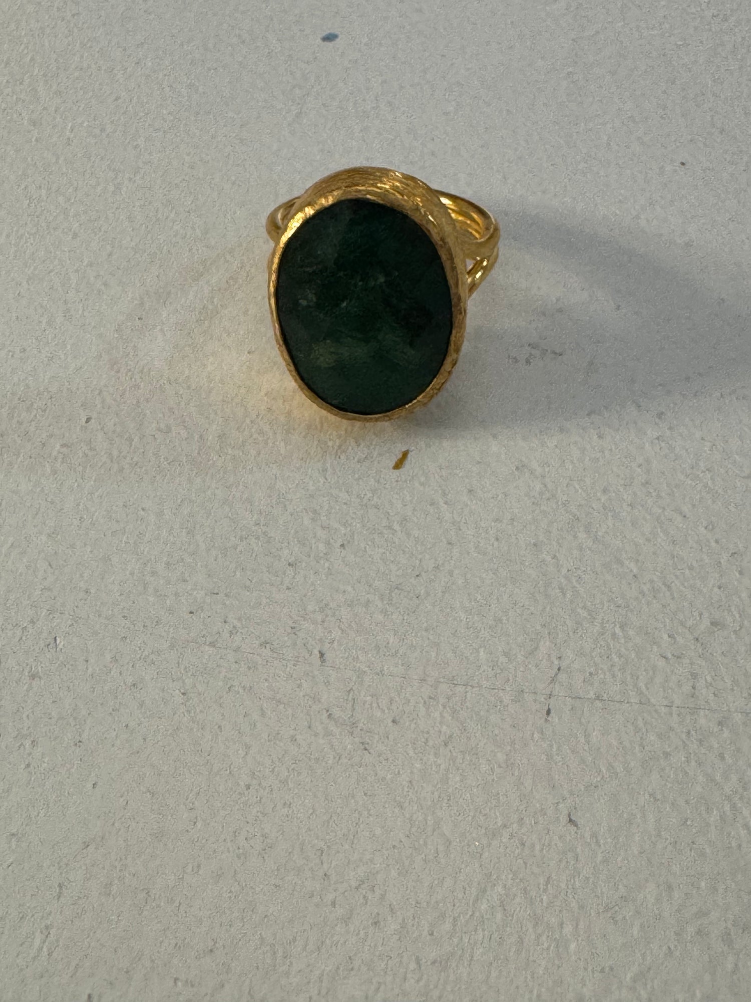 Emerald Ring Threads of Grace