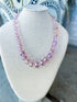 Blushing Sparkle Beaded Necklace Star Bar Designs