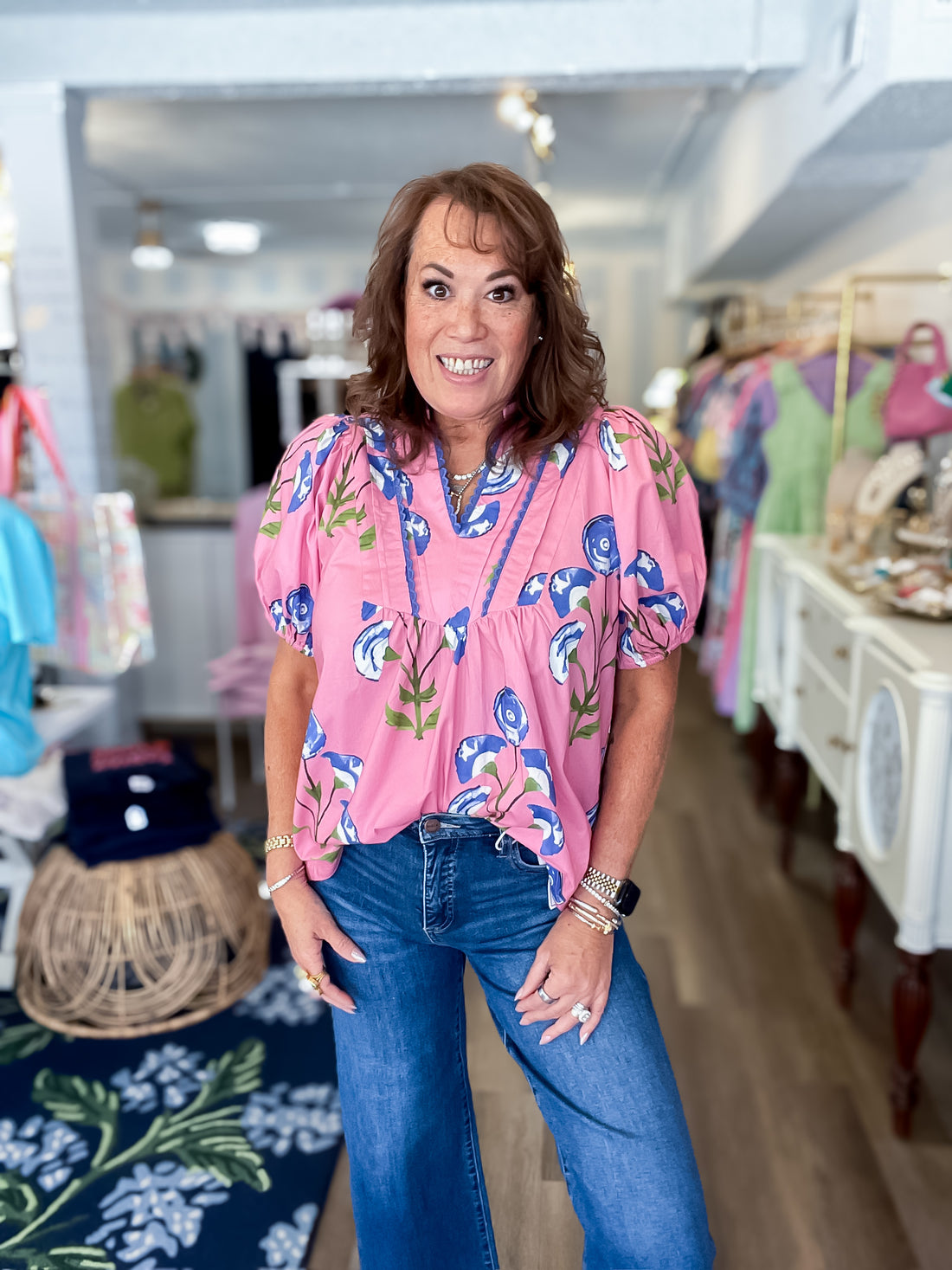 Petal Pop Babydoll Top Umgee