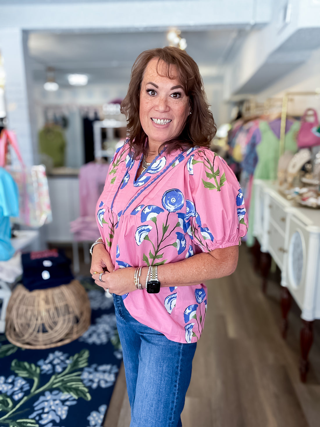 Petal Pop Babydoll Top Umgee