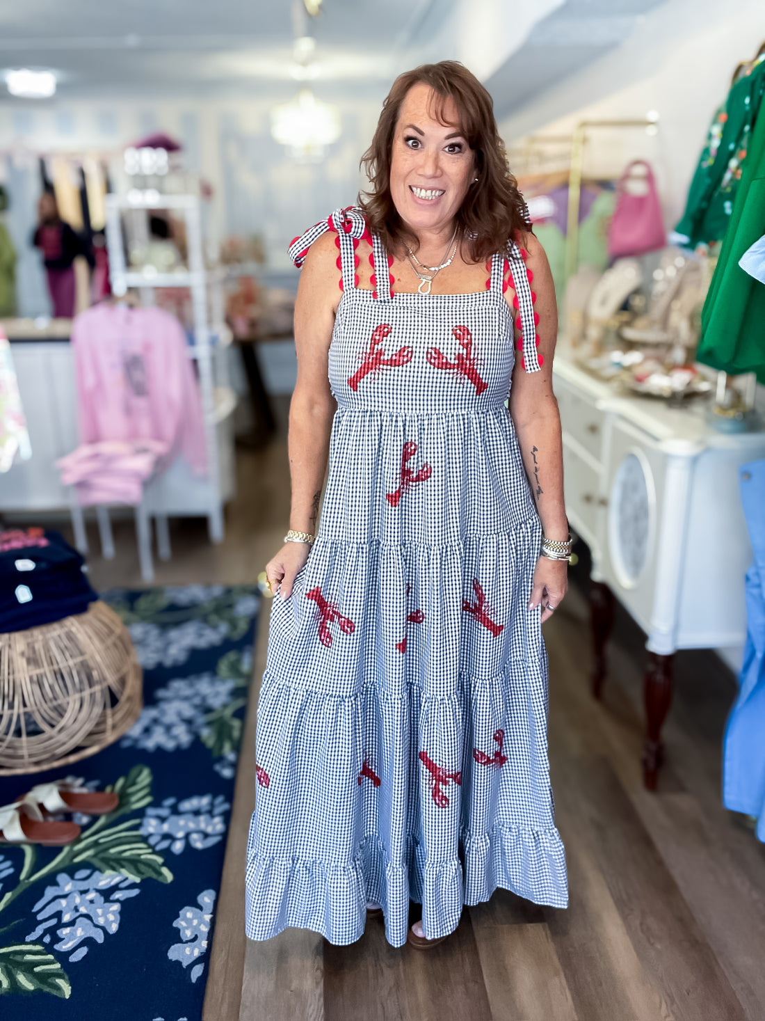 Seaside Gingham Dress Rareraw