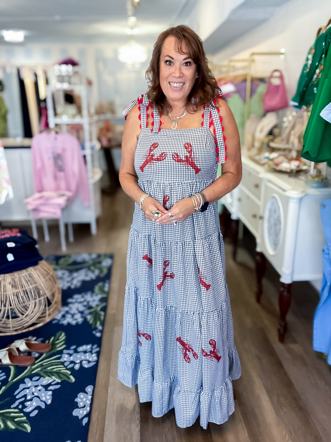 Seaside Gingham Dress Rareraw