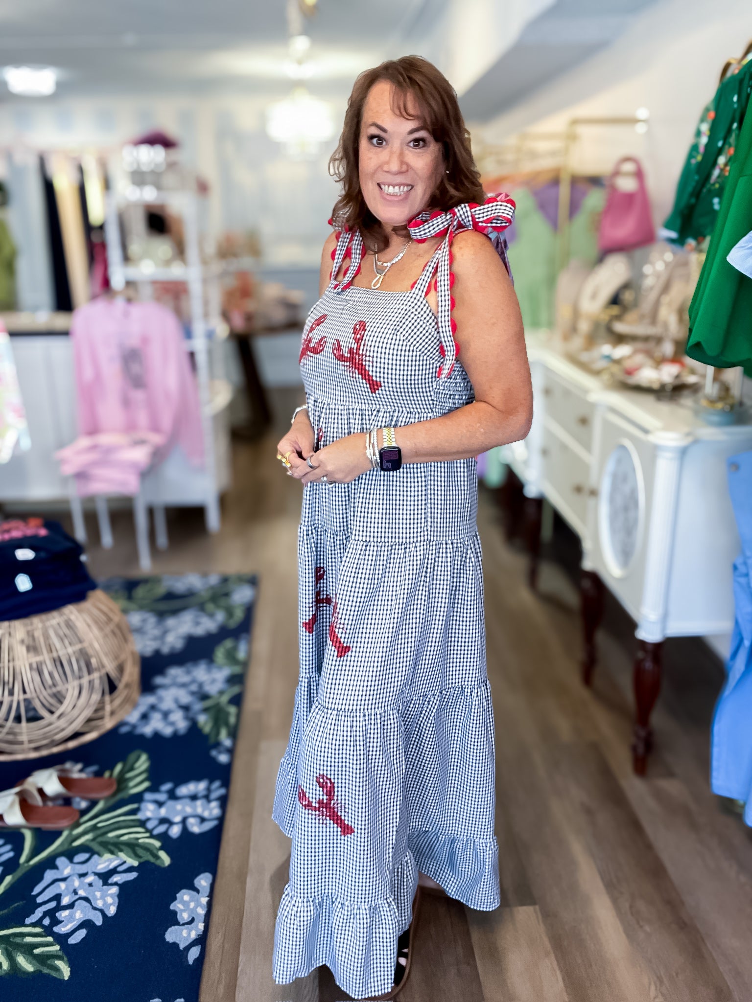 Seaside Gingham Dress Rareraw