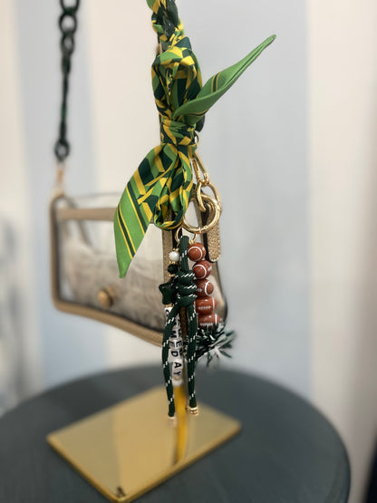 Game Day Glam Crossbody - Green &amp; Yellow SW Trading