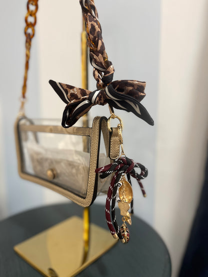 Game Day Glam Crossbody - Maroon &amp; White SW Trading