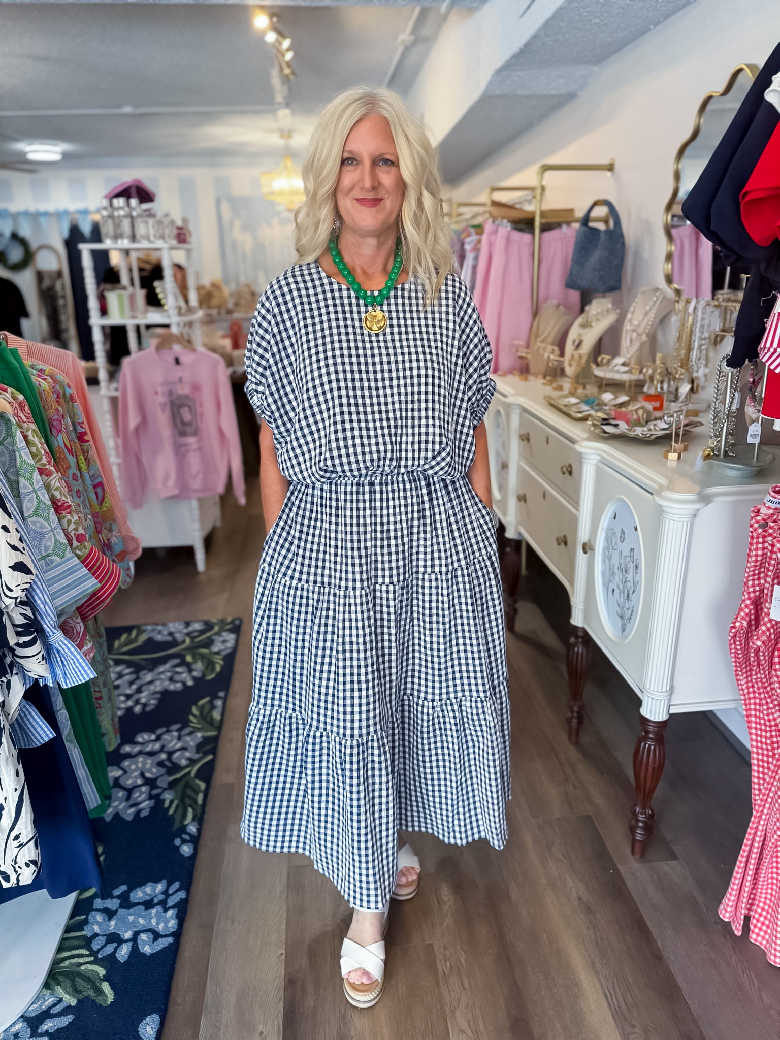Everly Gingham Set Entro