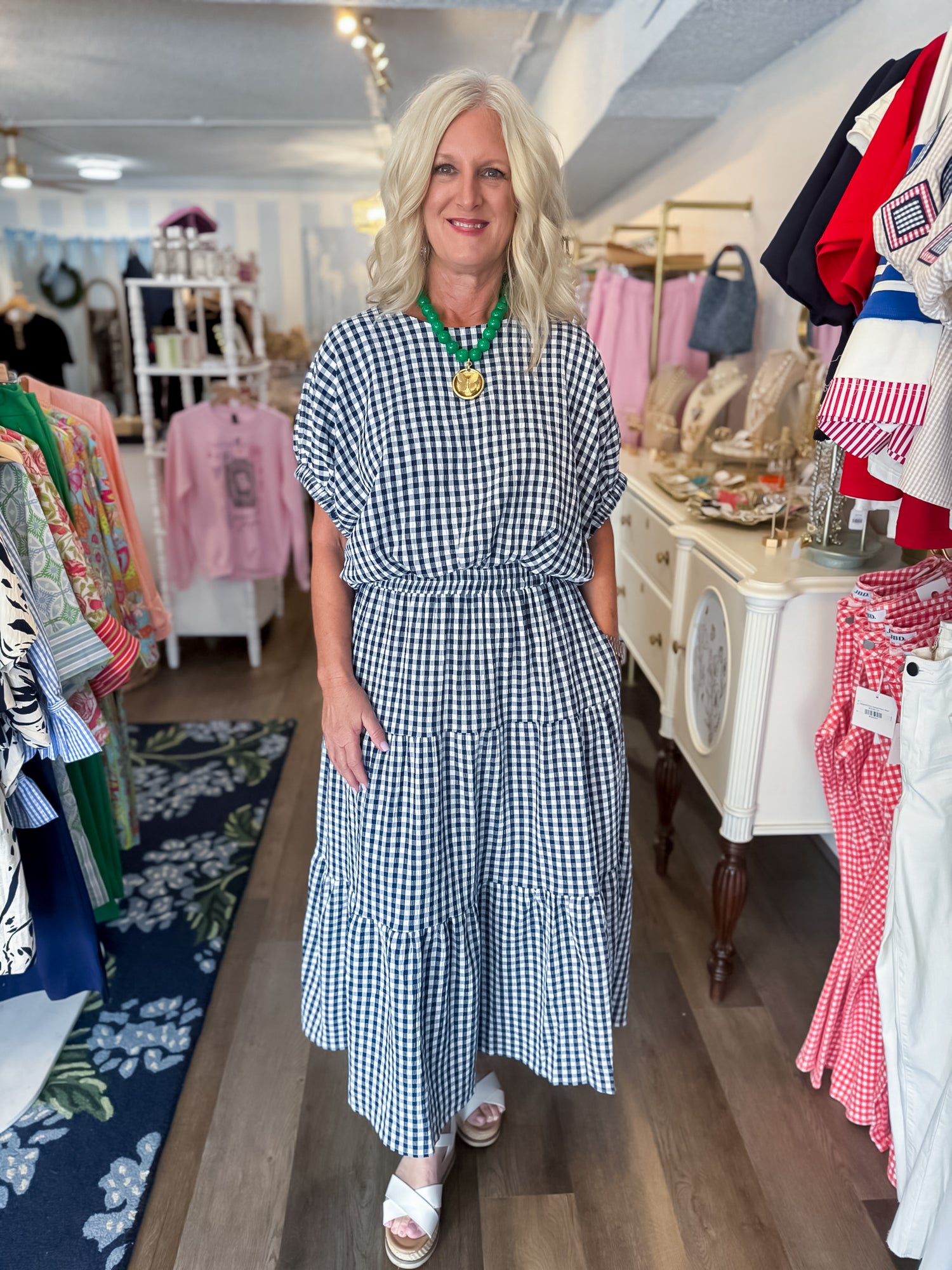 Everly Gingham Set Entro