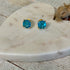 Square stud earrings 