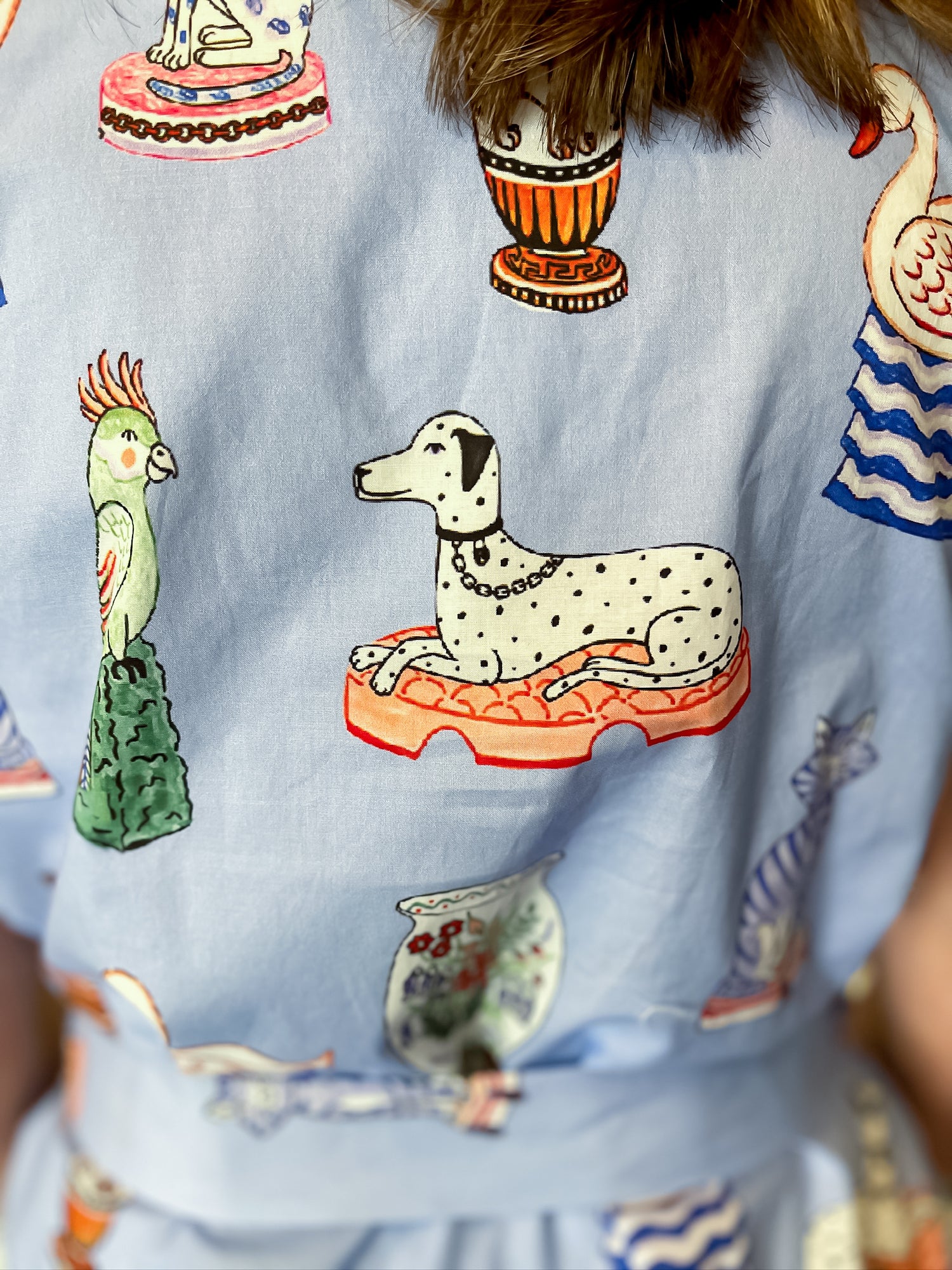 Blue Storybook Mini Dress Entro