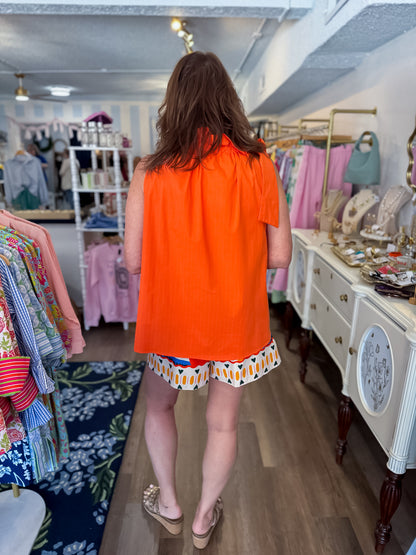 Sunset Ruffle Tie Top Adrienne