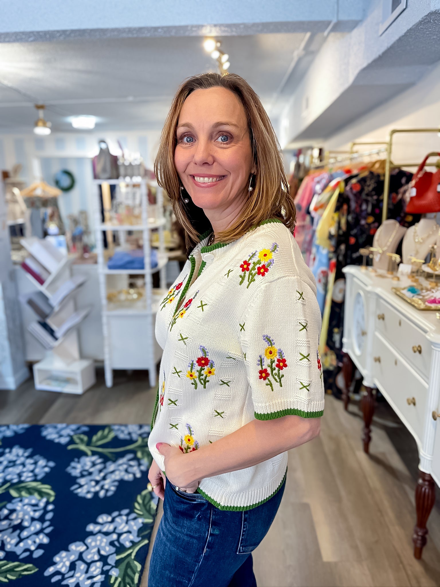 Wildflower Knit Cardigan Jodifl