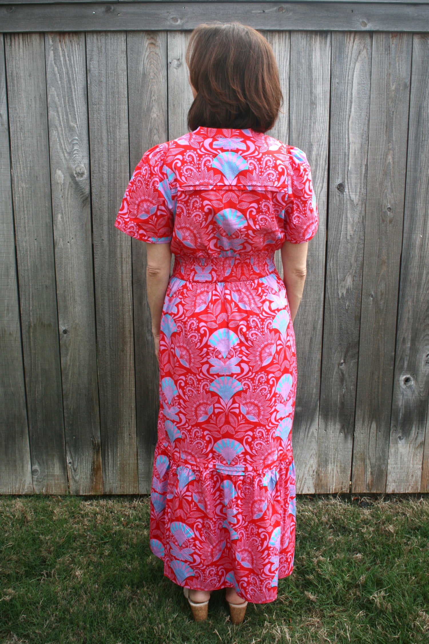 Faye Floral Belraj Poplin Maxi Dress