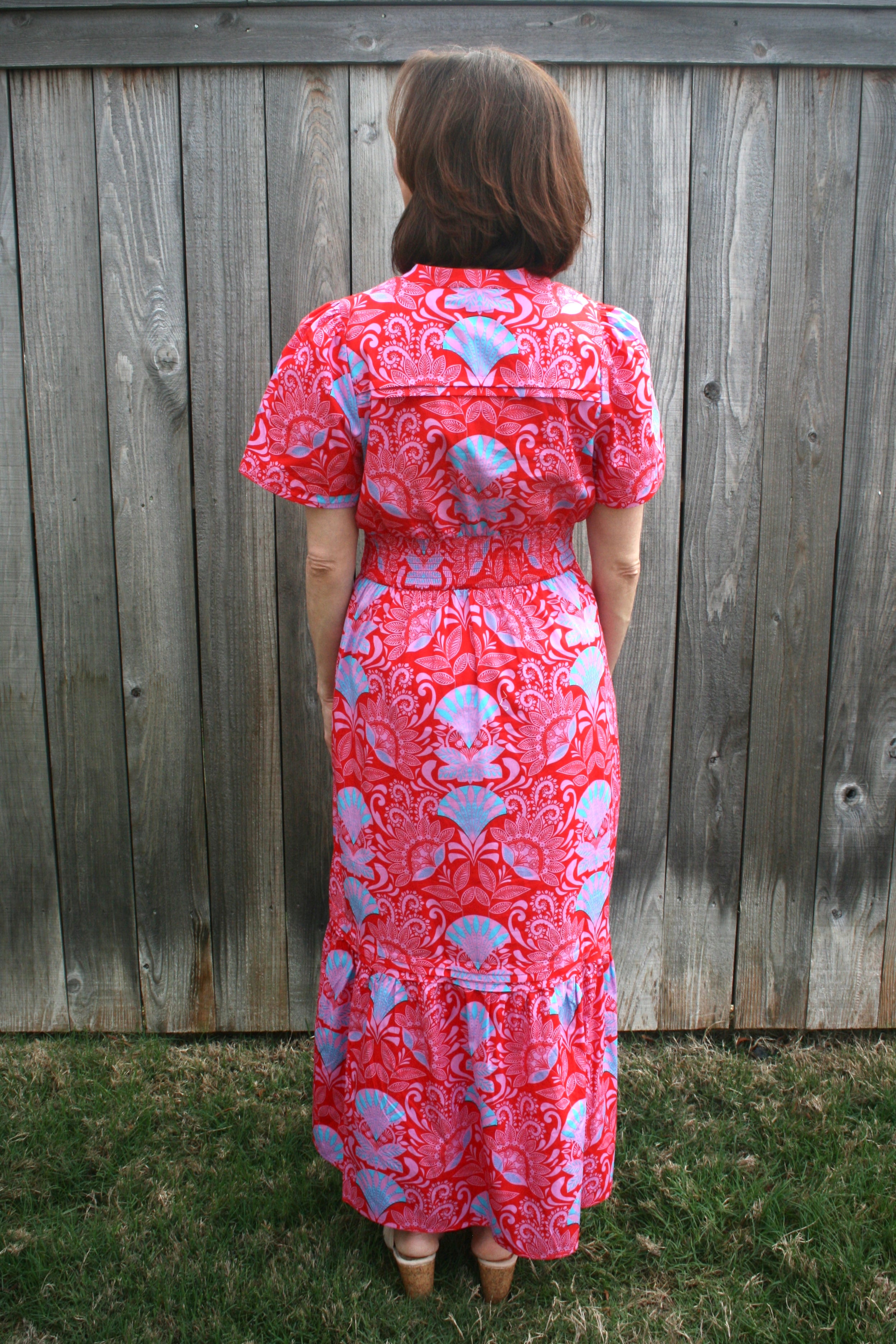 Faye Floral Belraj Poplin Maxi Dress