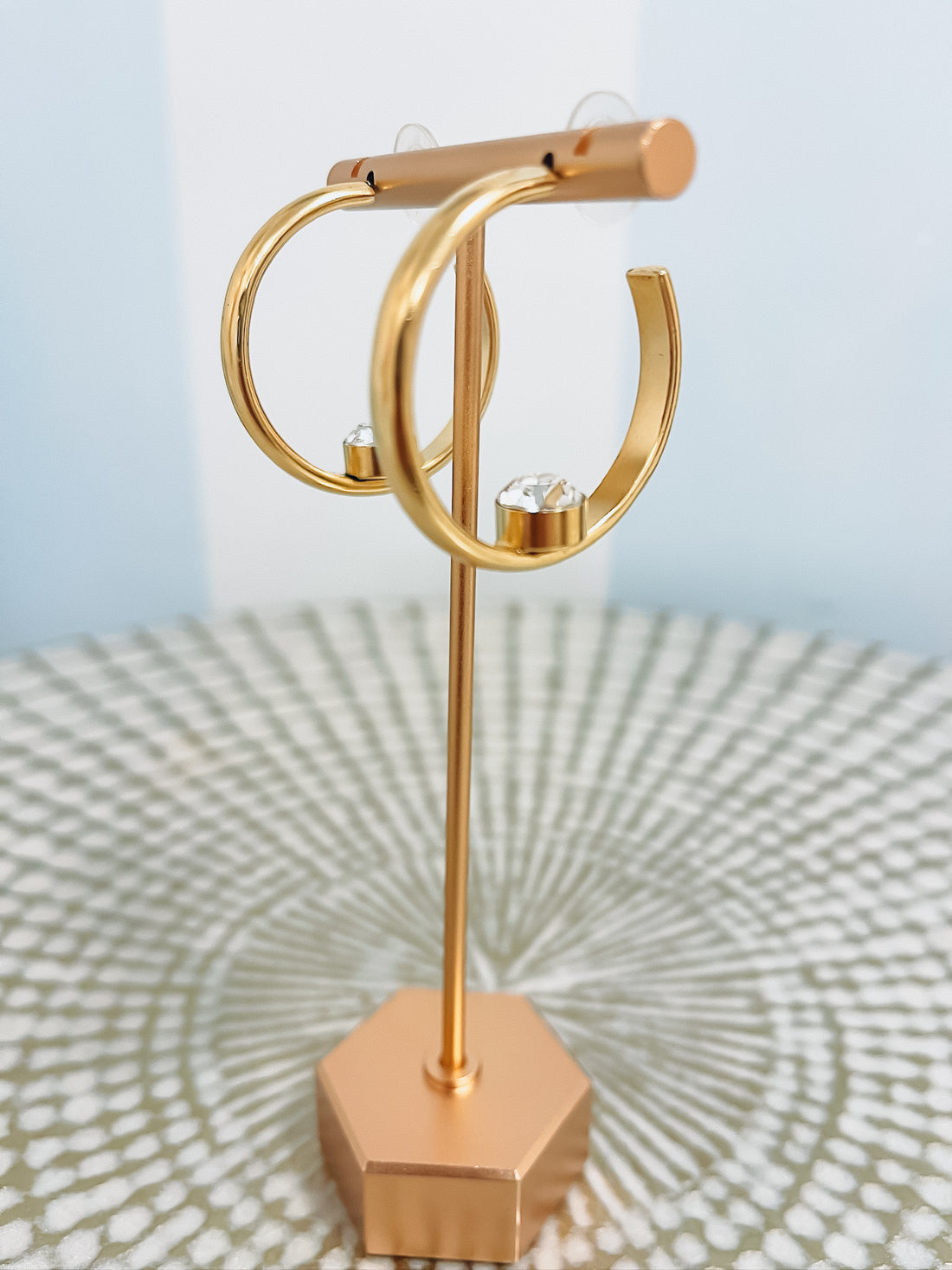 Patricia Gold Hoop Earrings