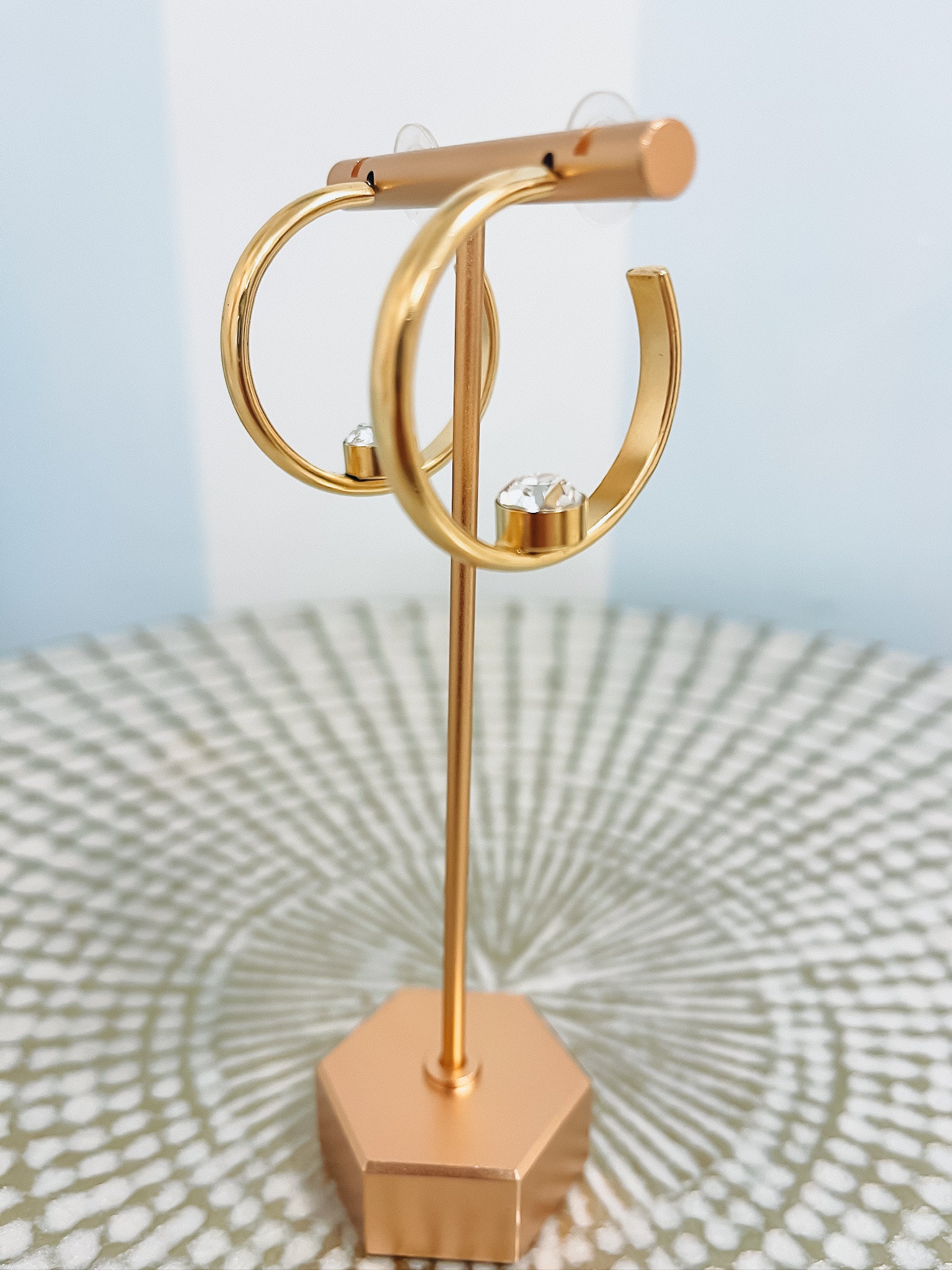 Patricia Gold Hoop Earrings