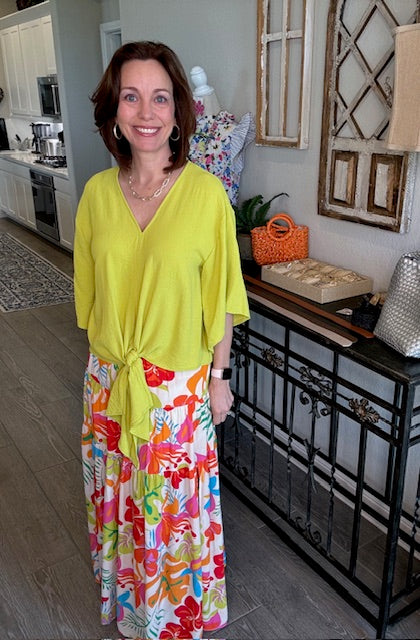 Silvia Smocked Waist Maxi Skirt